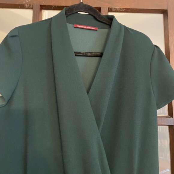 Comptoir Des Cotonniers Green Jumpsuit, Size Medium - Picture 3 of 9